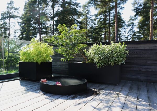 Plantekasse | Sort | 80 x 40 cm