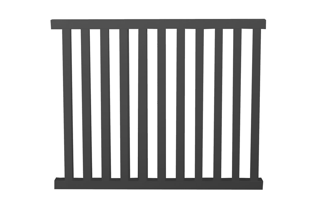 Rekkverk aluminium | sort - Bilde 3