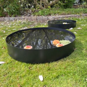 Vannspeil sort 70 cm