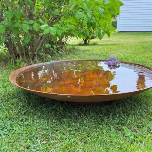 Vannspeil corten 70cm