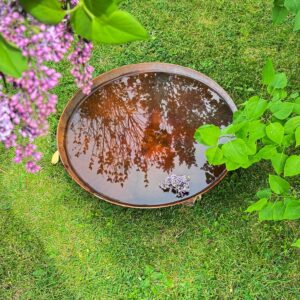 Vannspeil corten 70cm