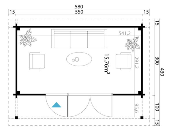 Anneks | Fevik 2 | 16,5m²