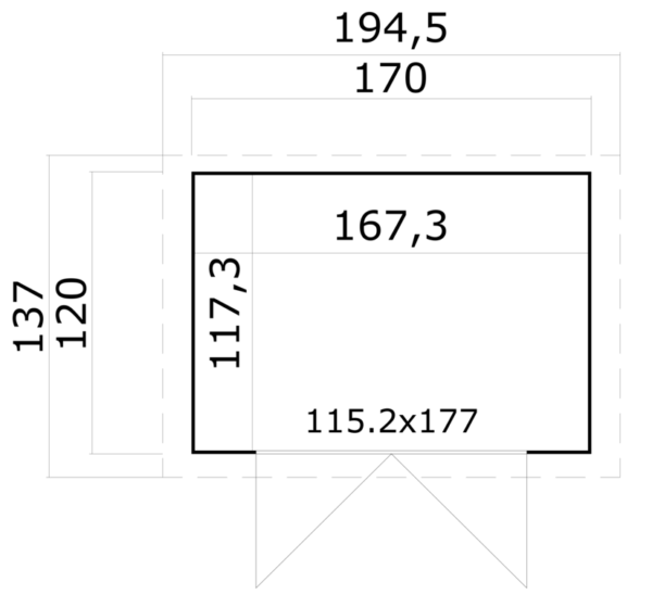 Bod | Helgøya 1 | 2m²