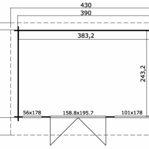 Large_Anneks Fredrikstad plantegning Anneks | Fredrikstad 2 | 11,7m²