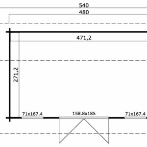 Large_Anneks Moss plantegning Anneks/bod | Moss 1 | 10,5m²