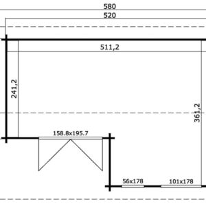 Anneks | Lillesand | 19,2m²