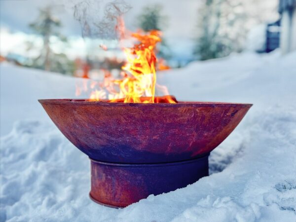 Large_Bålpanne rust skål Bålpanne rust