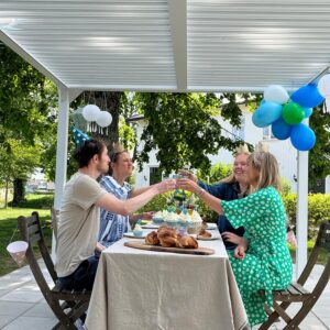 Large_Bursdag Pergola | Sørøya | 3x3m hvit