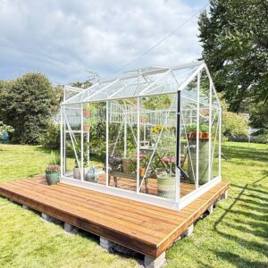 Large_Drivhus ihage Drivhus Royal Well Solstuen 6,1m² Hvit