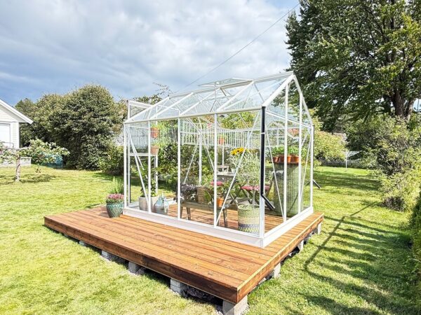 Drivhus Royal Well | Solstuen 6,1m² | Hvit