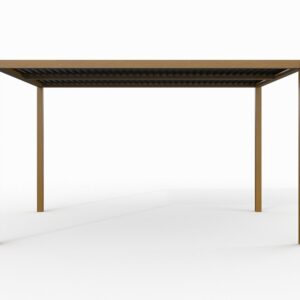 Large_Eikelakkert pergola forfra Pergola | Sørøya | 3x3m | Eikelakkert