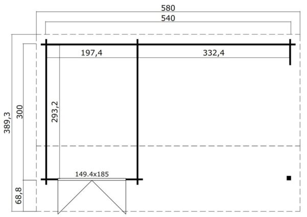 Anneks | Florø | 16m²
