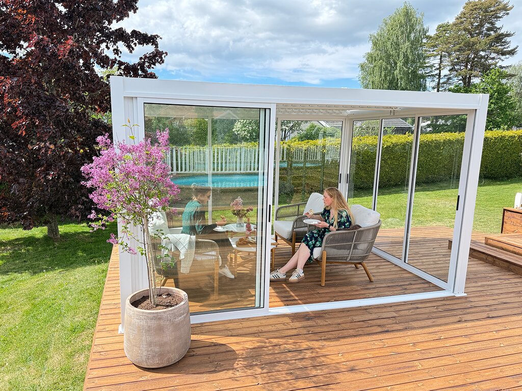 Pergola | Sørøya | 3x4m hvit - Bilde 1