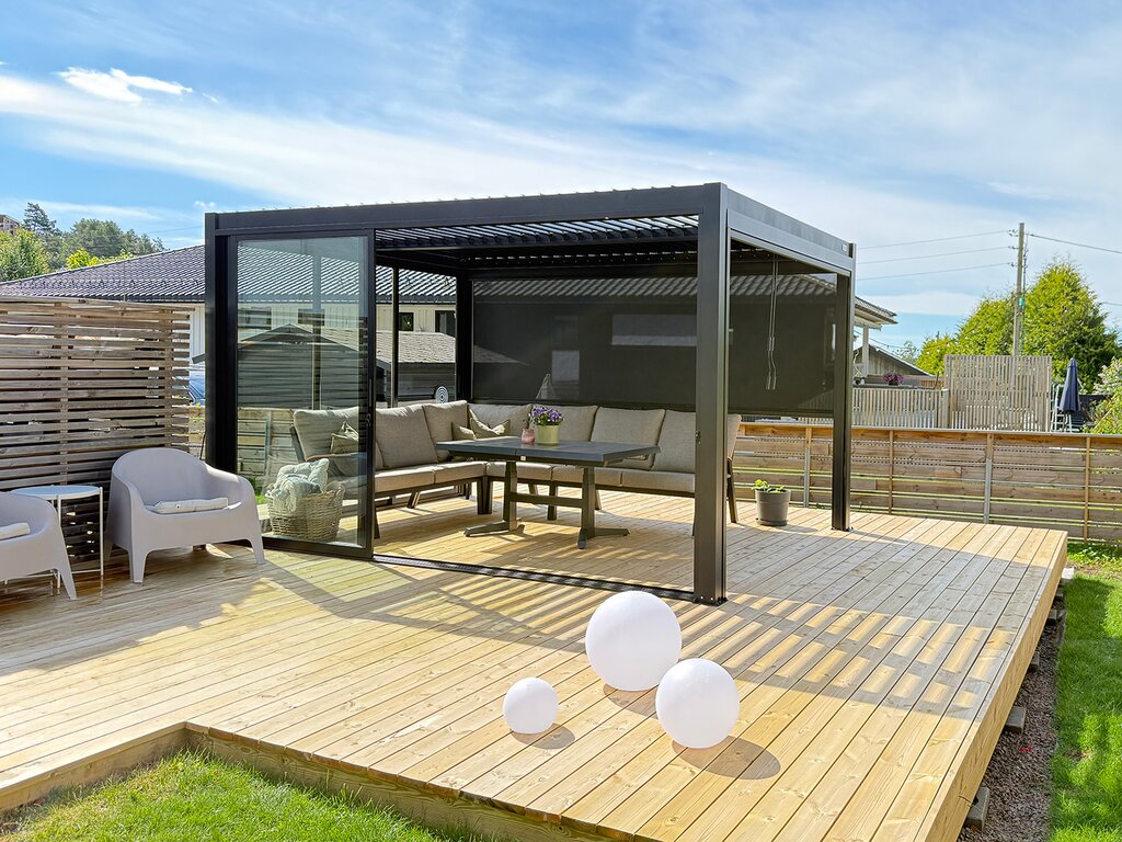 Pergola | Sørøya | 3x4m sort - Bilde 2