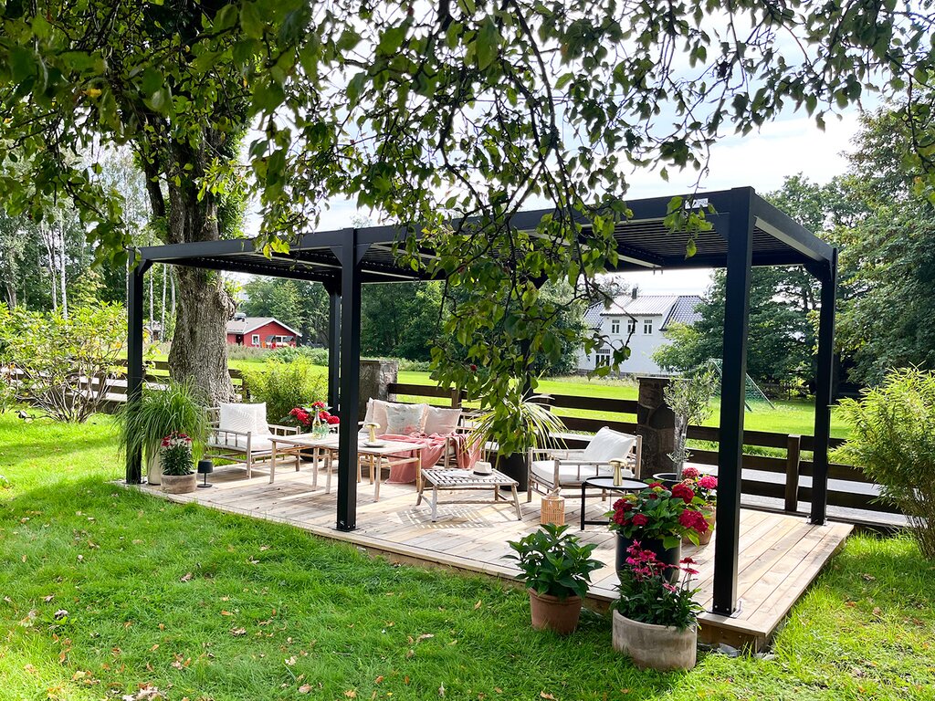 Pergola | Sørøya | 3x6m sort - Bilde 3