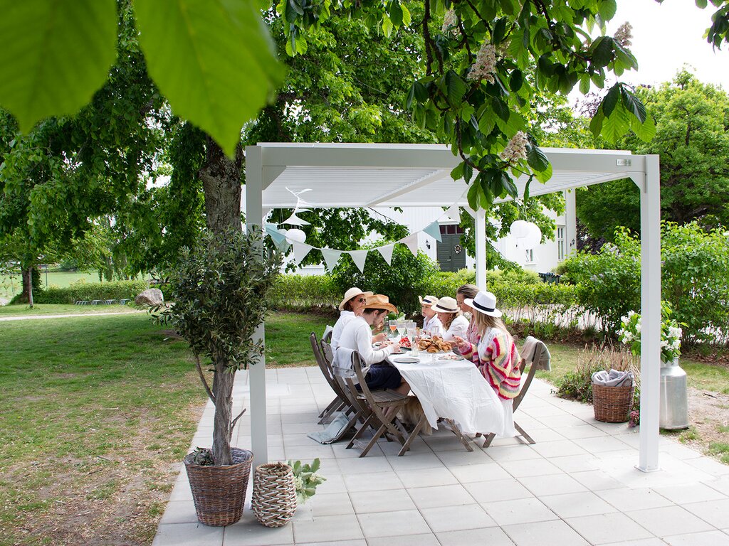 Pergola | Sørøya | 3x3m hvit - Bilde 2