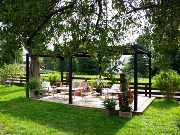 Pergola | Sørøya | 4x6m sort