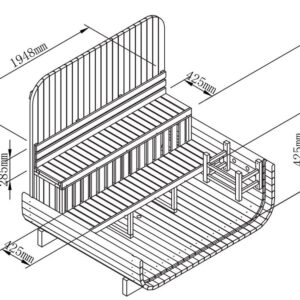 Badstue kube 7 personer