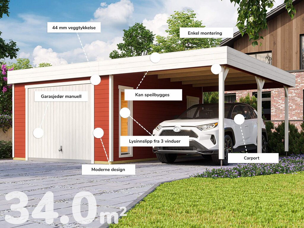 Garasje | Langesund 3 | 35,6m² - Bilde 2