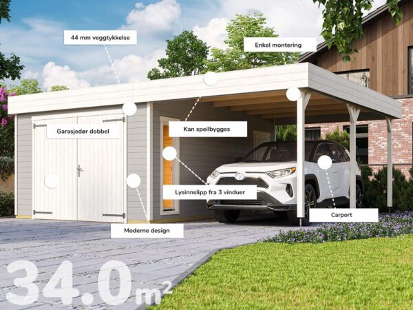 Garasje | Langesund 3 | 35,6m²