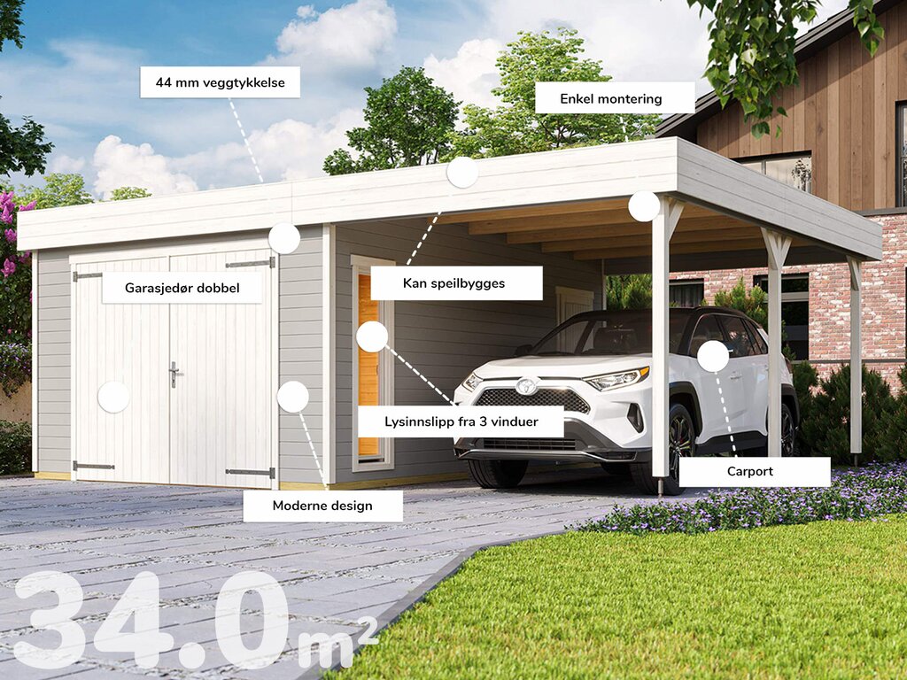 Garasje | Langesund 3 | 35,6m² - Bilde 2