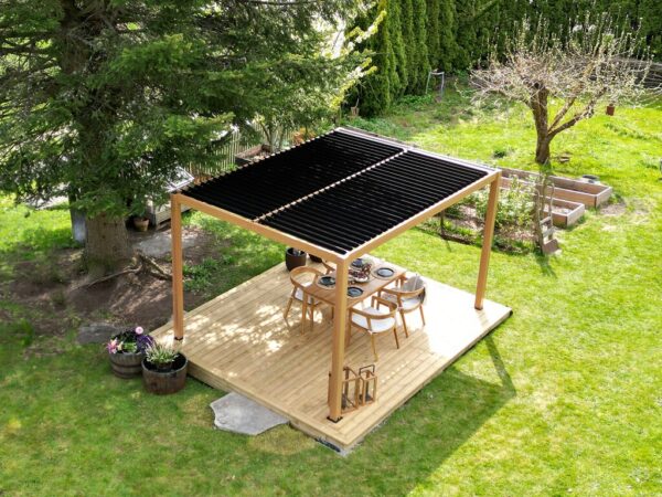 Pergola | Sørøya | 3x4m | Eikelakkert