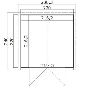 Large_Lunner 2 mål Bod | Lunner 2 | 4,8m²