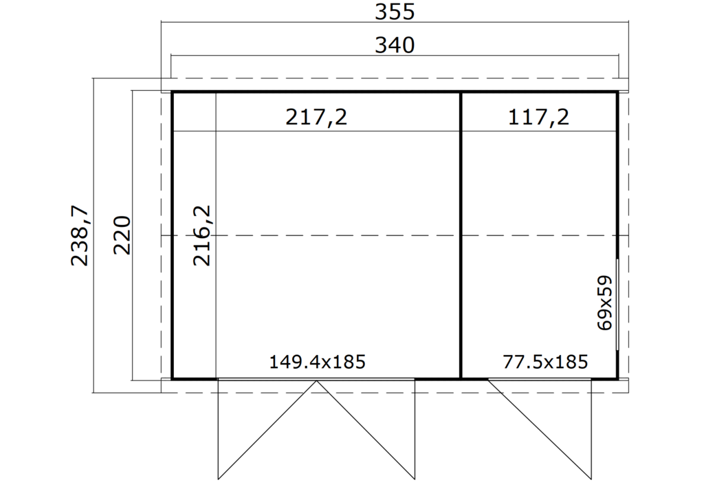 Bod | Lunner 3 | 7,5m² - Bilde 3