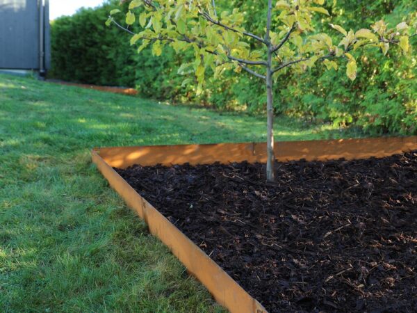 Hagekant Corten 106x24/16 cm - 5 pakk