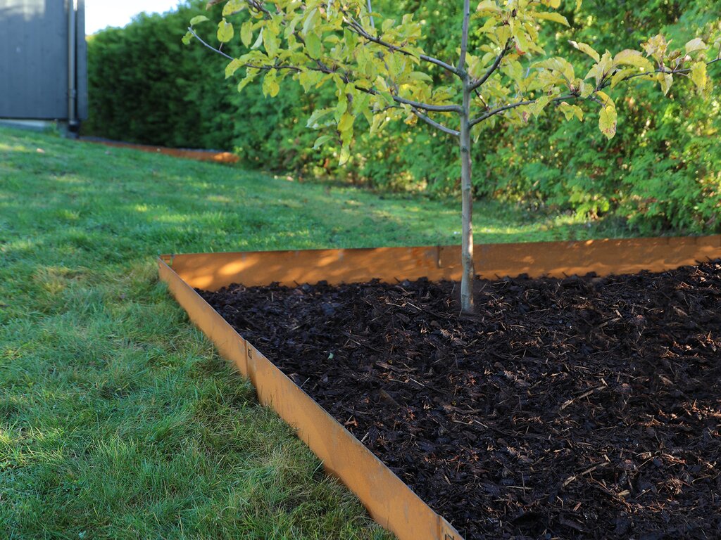 Hagekant Corten 106x24/16 cm - 5 pakk - Bilde 2