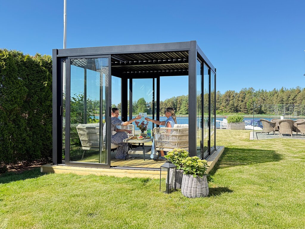 Pergola | Sørøya | 3x3m | sort - Bilde 1
