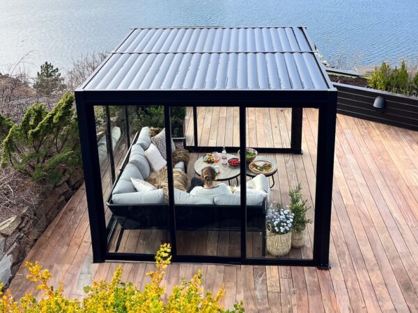 Pergola | Sørøya | 3x3m | sort