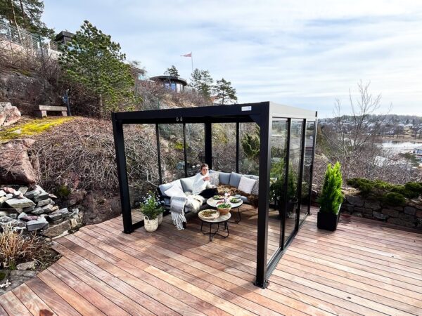 Pergola | Sørøya | 3x3m | sort