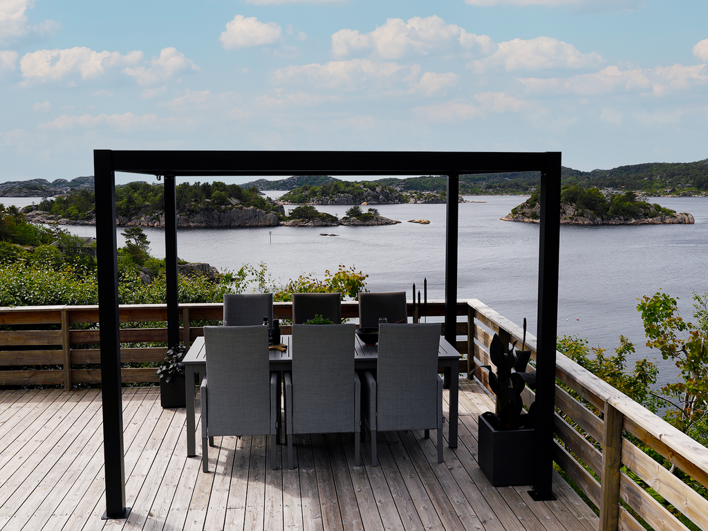 Pergola | Sørøya | 4x4m sort - Bilde 1