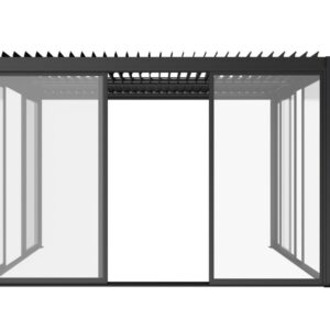 Large_Pergola skyvedorer_3 Pergola skyvedør | Sørøya | 270x218 | sort