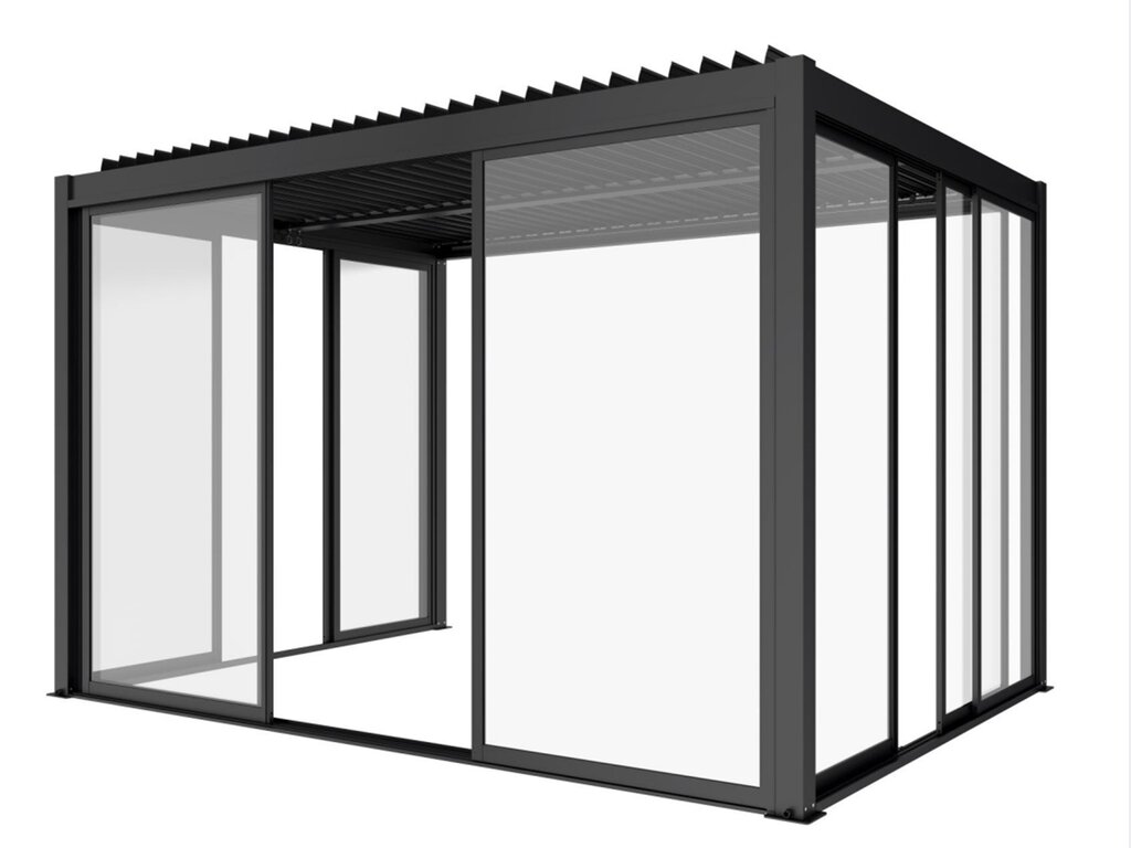Pergola skyvedør | Sørøya | 370x218 | sort - Bilde 8