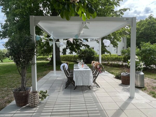 Pergola | Sørøya | 3x3m hvit