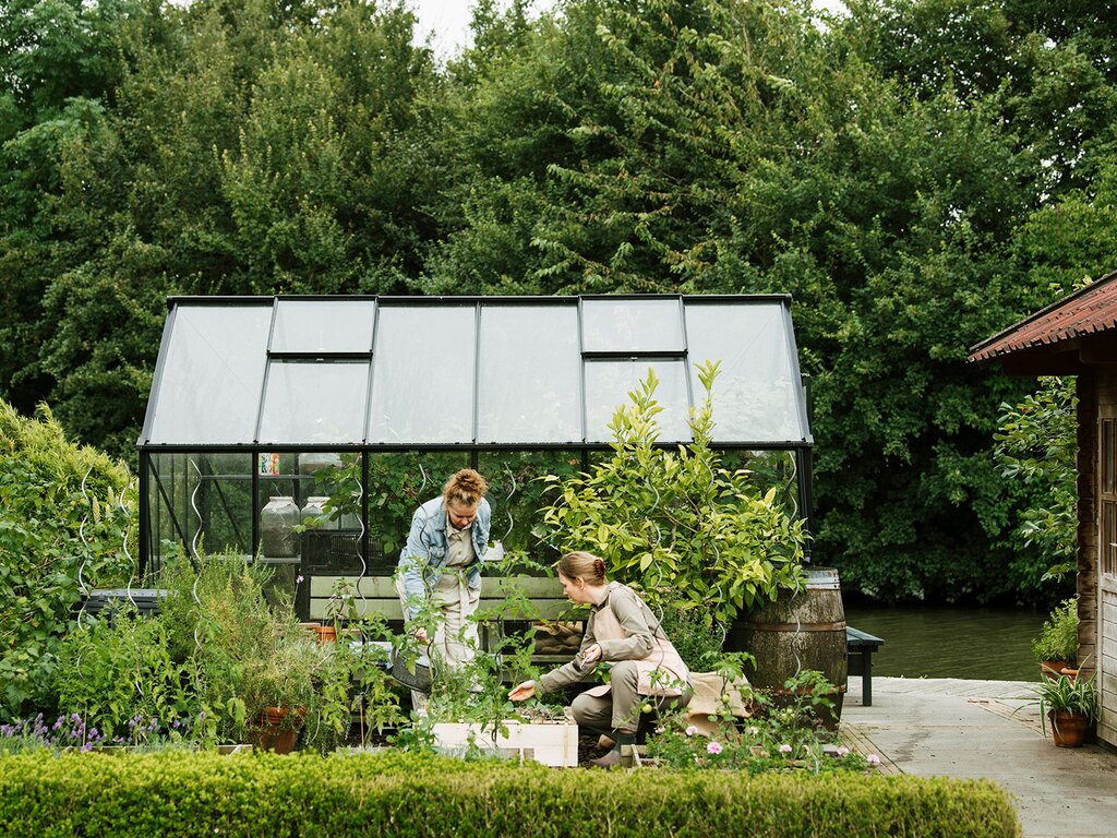 Drivhus Royal Well | Spire 7,2m²  | Olivengrå - Bilde 2