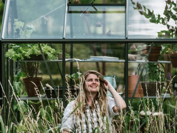 Drivhus Royal Well | Spire 7,2m²  | Olivengrå