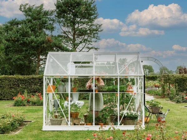 Drivhus Royal well | Solstuen 4,5m² | Hvit