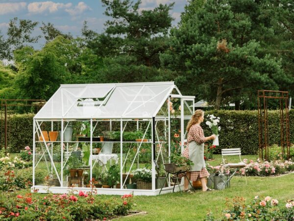 Drivhus Royal well | Solstuen 4,5m² | Hvit