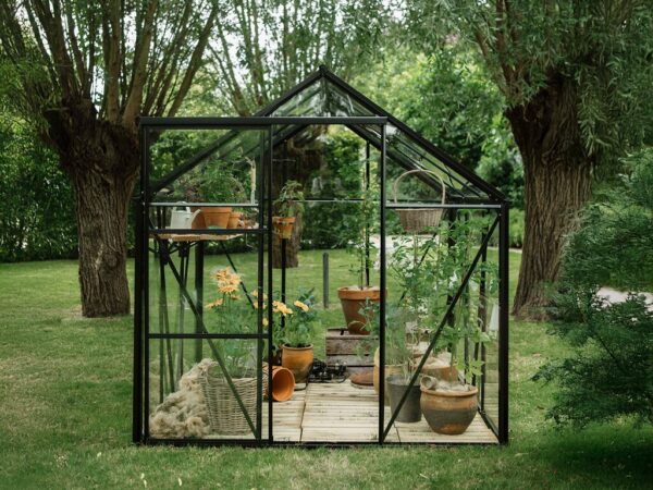 Drivhus Royal well | Spire 7,2m² | Sort