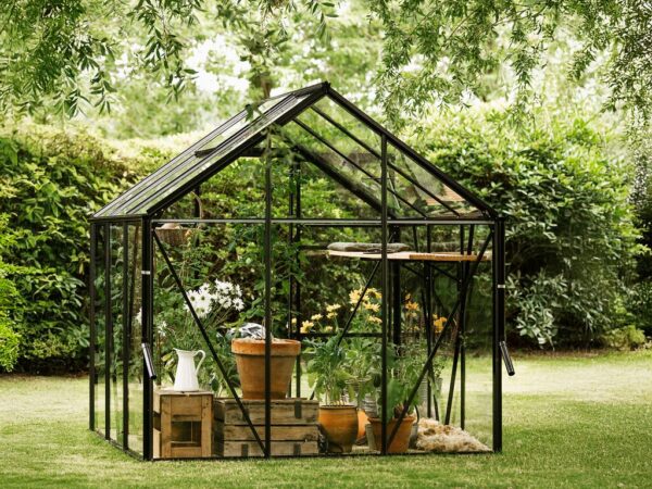 Drivhus Royal well | Spire 7,2m² | Sort