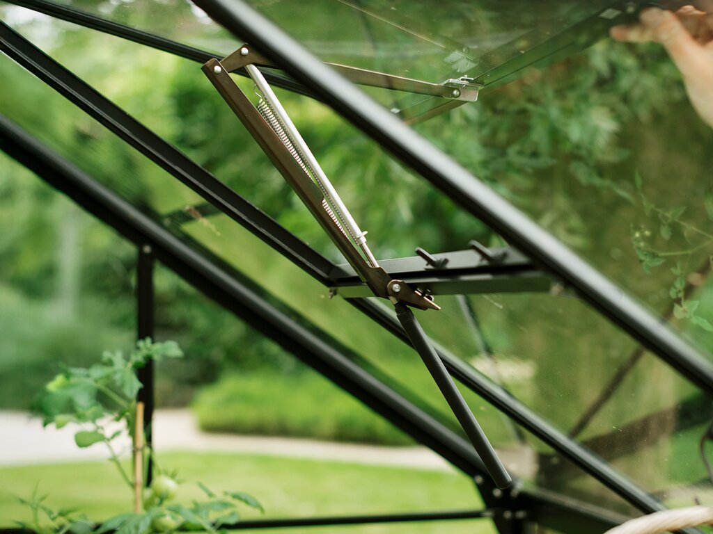 Drivhus Royal well | Spire 7,2m² | Sort - Bilde 10