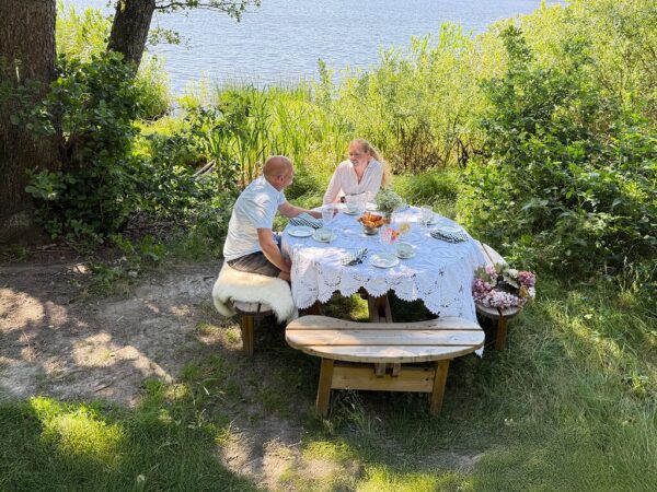 Large_Rund benk 4_3 Piknikbord med benk | rund