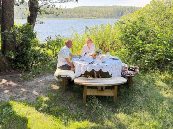 Large_Rund picknikbenk 4_3 Piknikbord med benk | rund