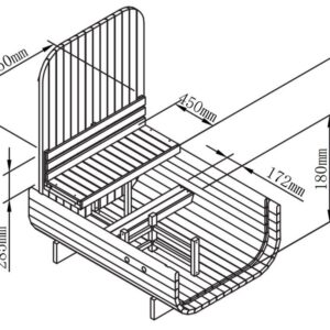 Badstue kube 2 personer