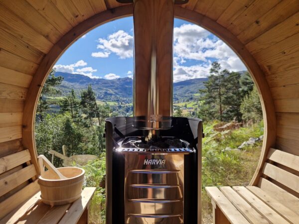 Badstuovn vedfyrt Harvia M3 | Komplett pakke