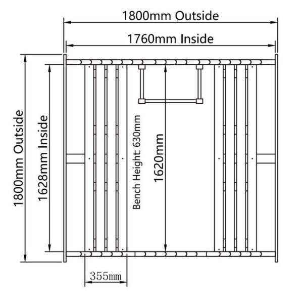 Sauna tønne | 6 personer