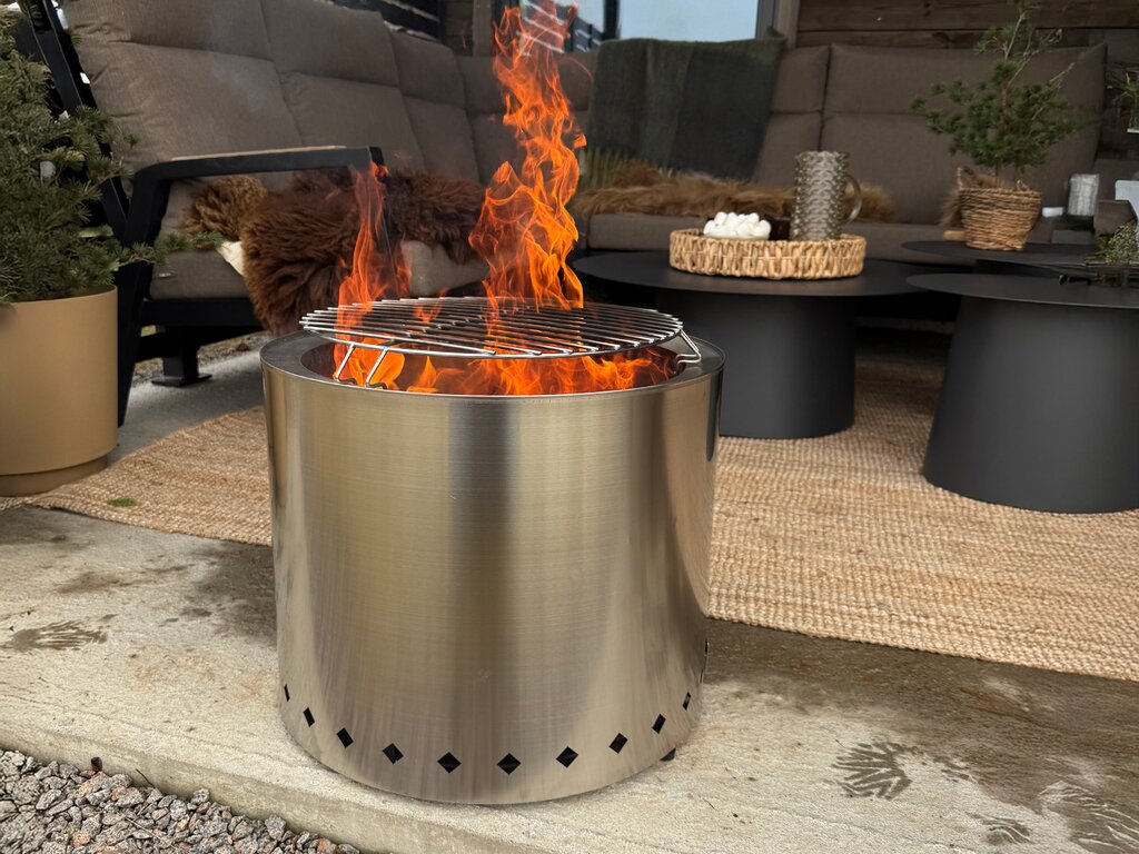 Smokeless bålpanne m/trekk stål - Bilde 5